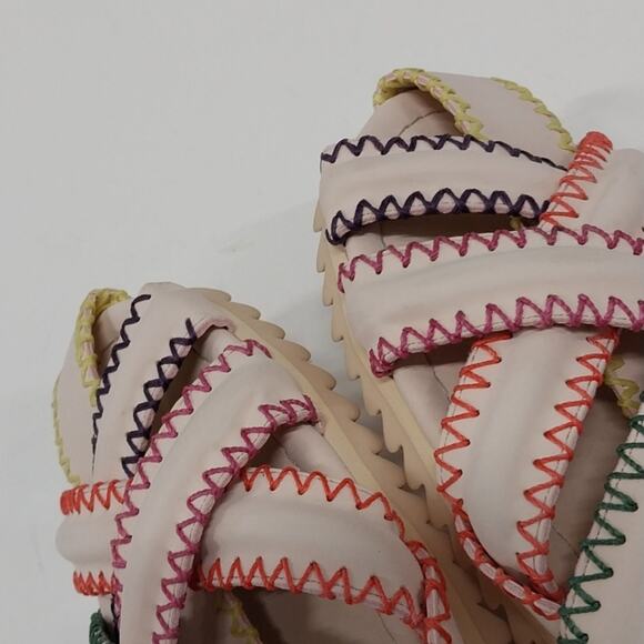 FARM Rio Multicolor Strappy Flats - Picture 7 of 12